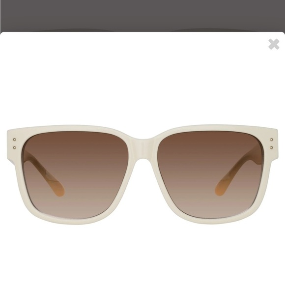 Linda Farrow white & Cream Sunglasses main image 3